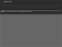 Tablet Screenshot of coolg.com